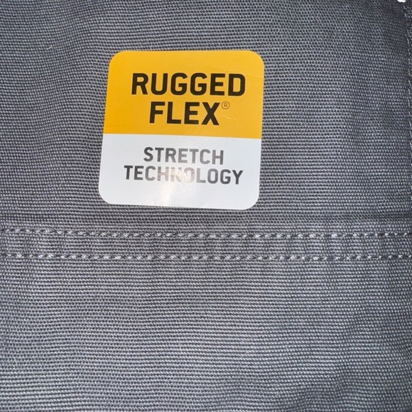Carhartt Rugged Flex Rigby 5 Pocket Cargo Jean Size 38x30 Relaxed Fit Gray New - Picture 6 of 13